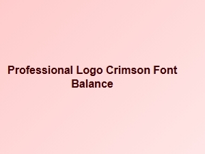 Achieving Balance with a Crimson Logo Font